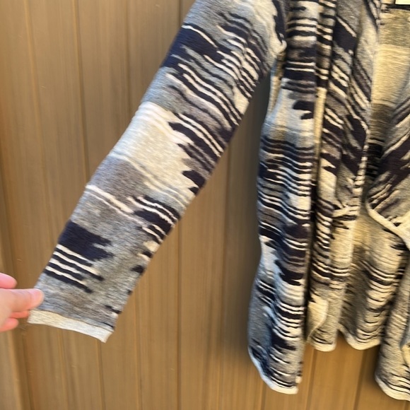 Lucky Brand Open Front Cardigan size XL Aztec Southwestern Boho Hippie New - Picture 5 of 15